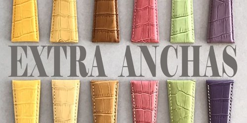 Lote 36 correas extra anchas